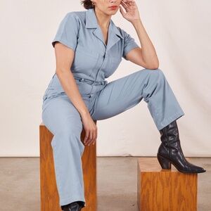 Big Bud Press Shortsleeve Jumpsuit Periwinkle M